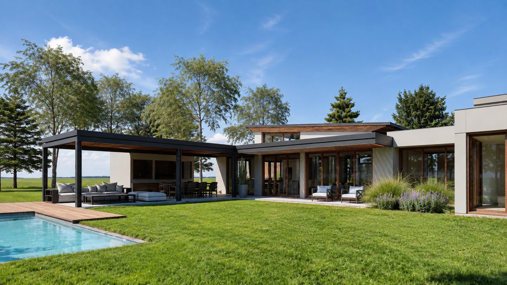 Casa Abbott, vivienda unifamiliar sustentable en Abbott, Buenos Aires — foto 3 de 4. Proyecto del Arq. Germán Vázquez