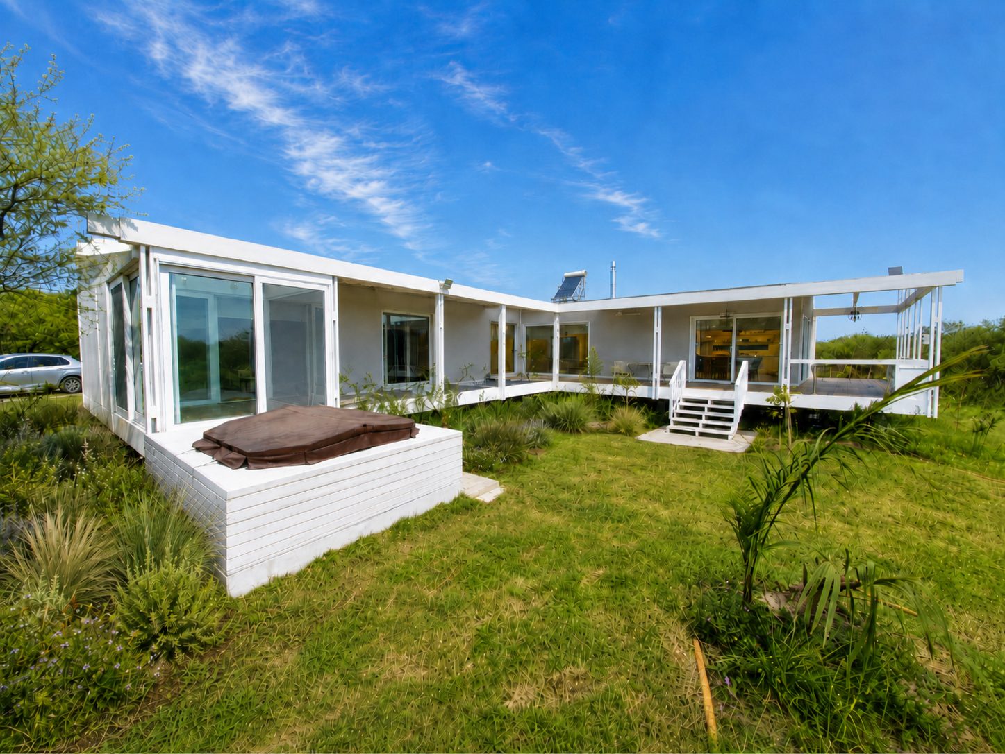 Casa AyB, vivienda unifamiliar sustentable en Gualeguaychú, Entre Ríos — foto 3 de 11. Proyecto del Arq. Germán Vázquez