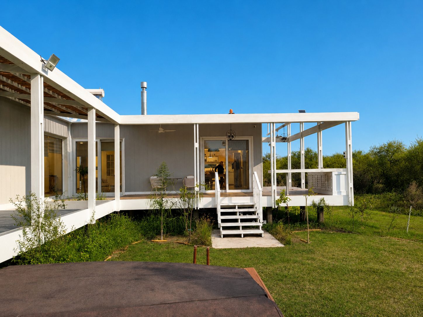 Casa AyB, vivienda unifamiliar sustentable en Gualeguaychú, Entre Ríos — foto 7 de 11. Proyecto del Arq. Germán Vázquez