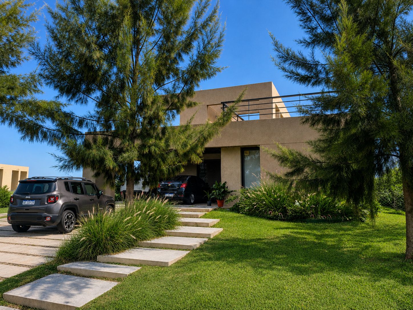 Casa Naudir, vivienda unifamiliar sustentable en Barrio Naudir, Escobar — foto 3 de 9. Proyecto del Arq. Germán Vázquez