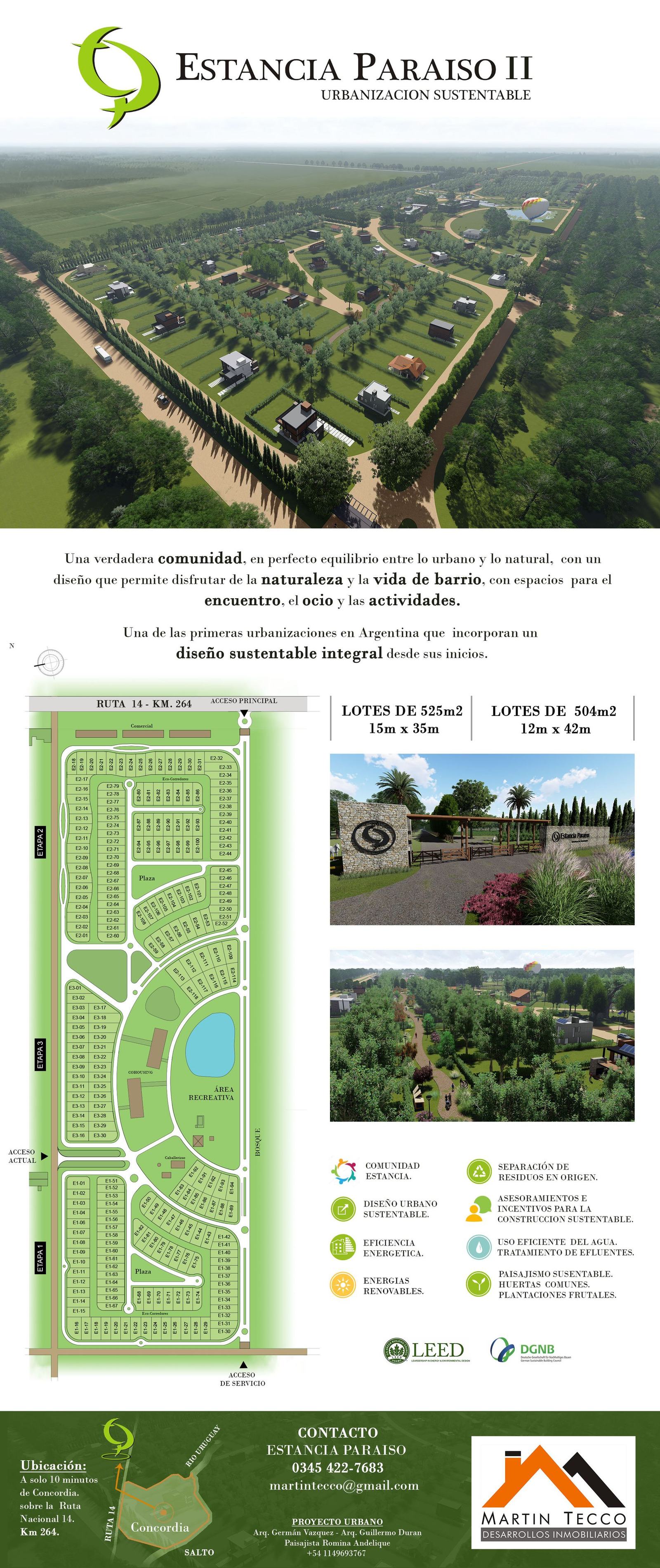Estancia Paraíso, urbanización sustentable en Concordia, Entre Ríos — foto 15 de 24. Proyecto del Arq. Germán Vázquez