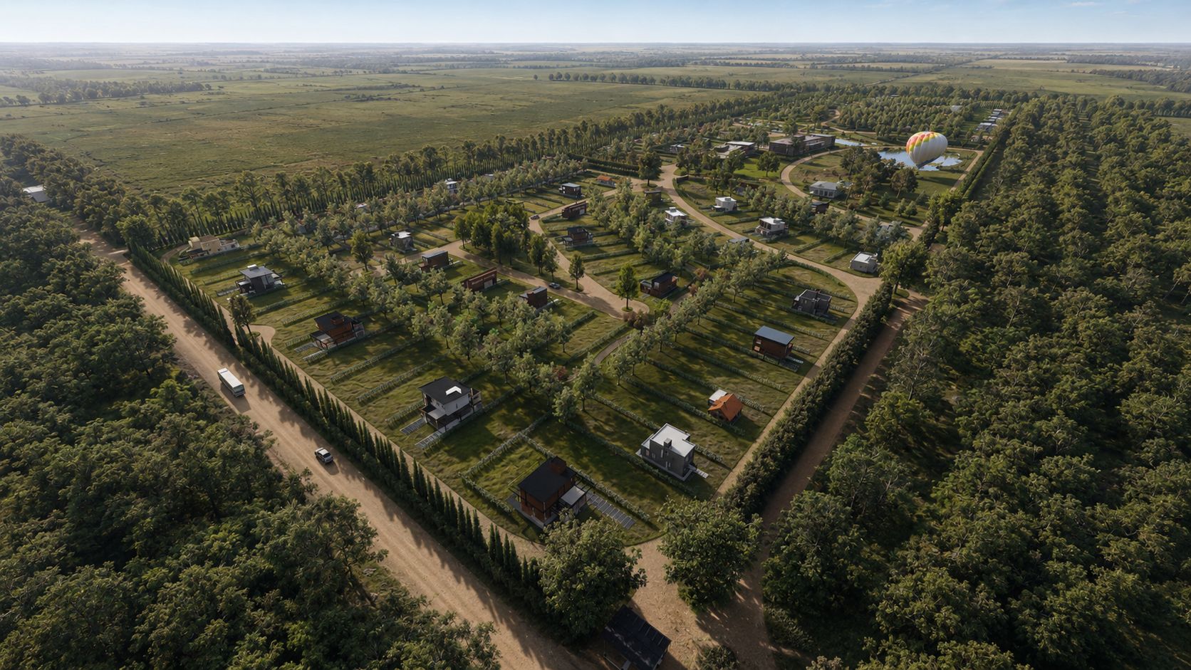 Estancia Paraíso, urbanización sustentable en Concordia, Entre Ríos — foto 4 de 24. Proyecto del Arq. Germán Vázquez