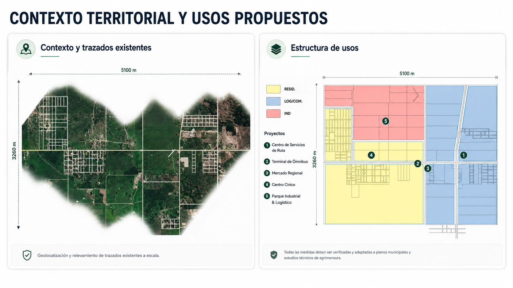 Urbanización J. Falcón, planeamiento urbano en José Falcón, Paraguay — foto 3 de 3. Proyecto del Arq. Germán Vázquez