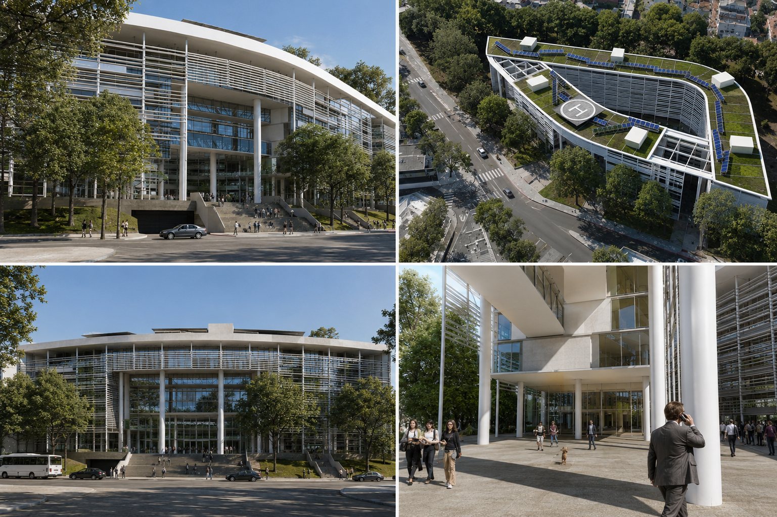 Nueva Sede de Gobierno, concurso en Mención, Distrito GCBA — foto 2 de 3. Proyecto del Arq. Germán Vázquez