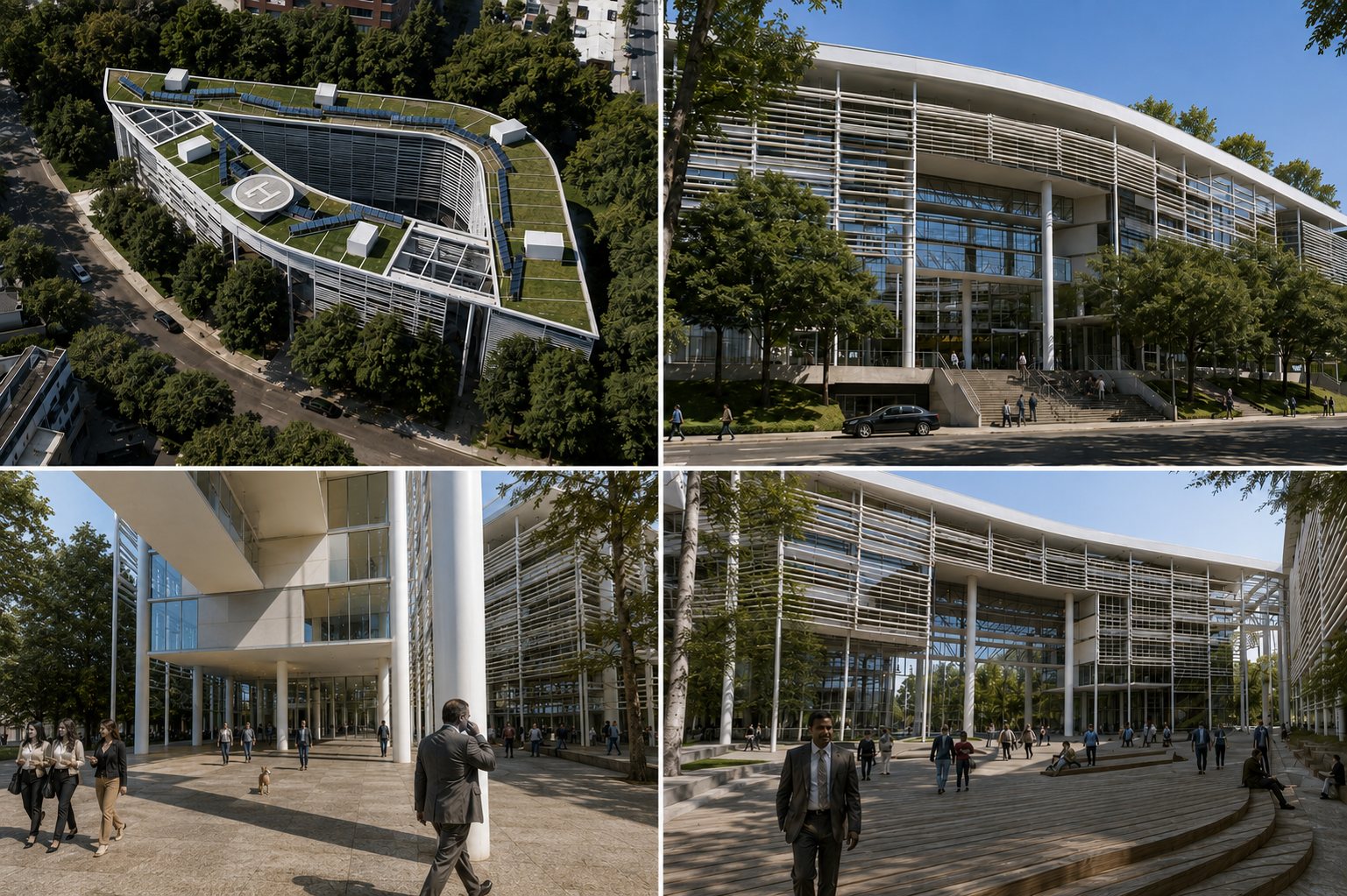 Nueva Sede de Gobierno, concurso en Mención, Distrito GCBA — foto 3 de 3. Proyecto del Arq. Germán Vázquez