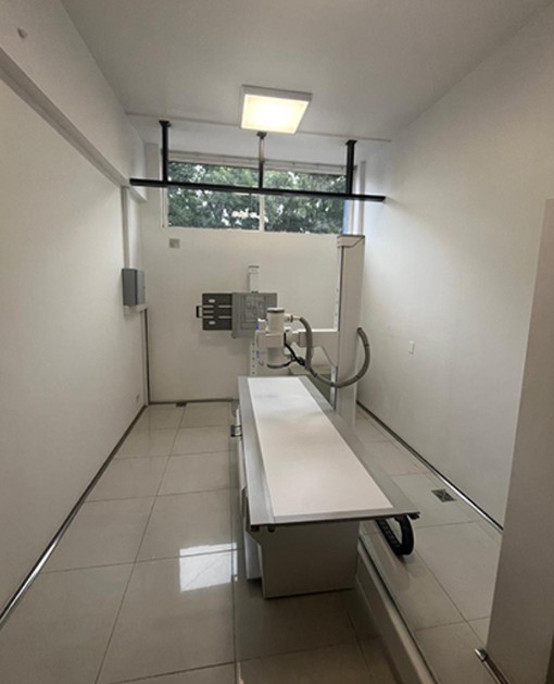 Rayos X, Sanatorio Sarmiento. Obra del Arq. Germán Vázquez