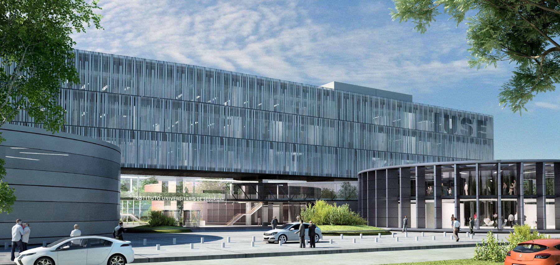 Instituto Universitario de Seguridad, concurso en Buenos Aires — foto 4 de 9. Proyecto del Arq. Germán Vázquez