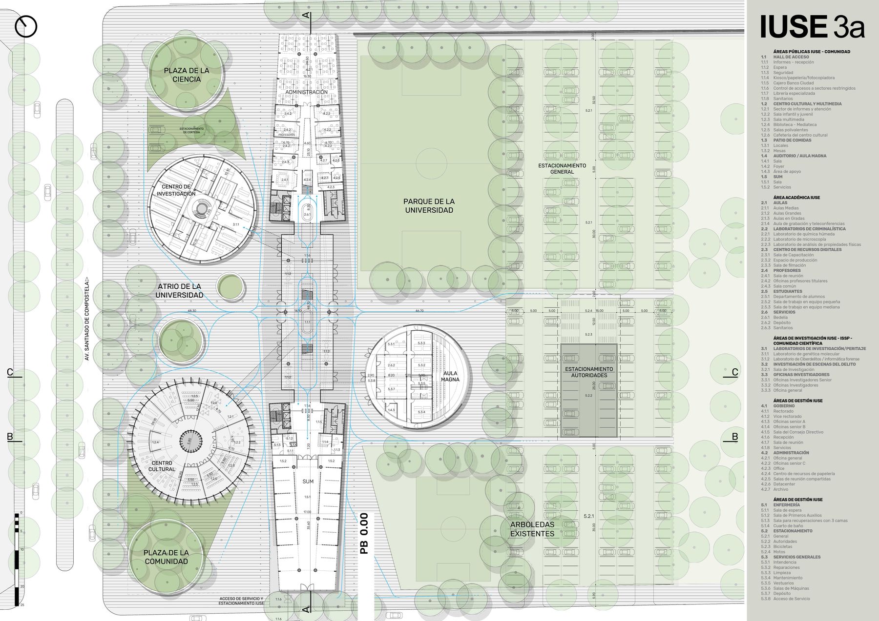 Instituto Universitario de Seguridad, concurso en Buenos Aires — foto 9 de 9. Proyecto del Arq. Germán Vázquez