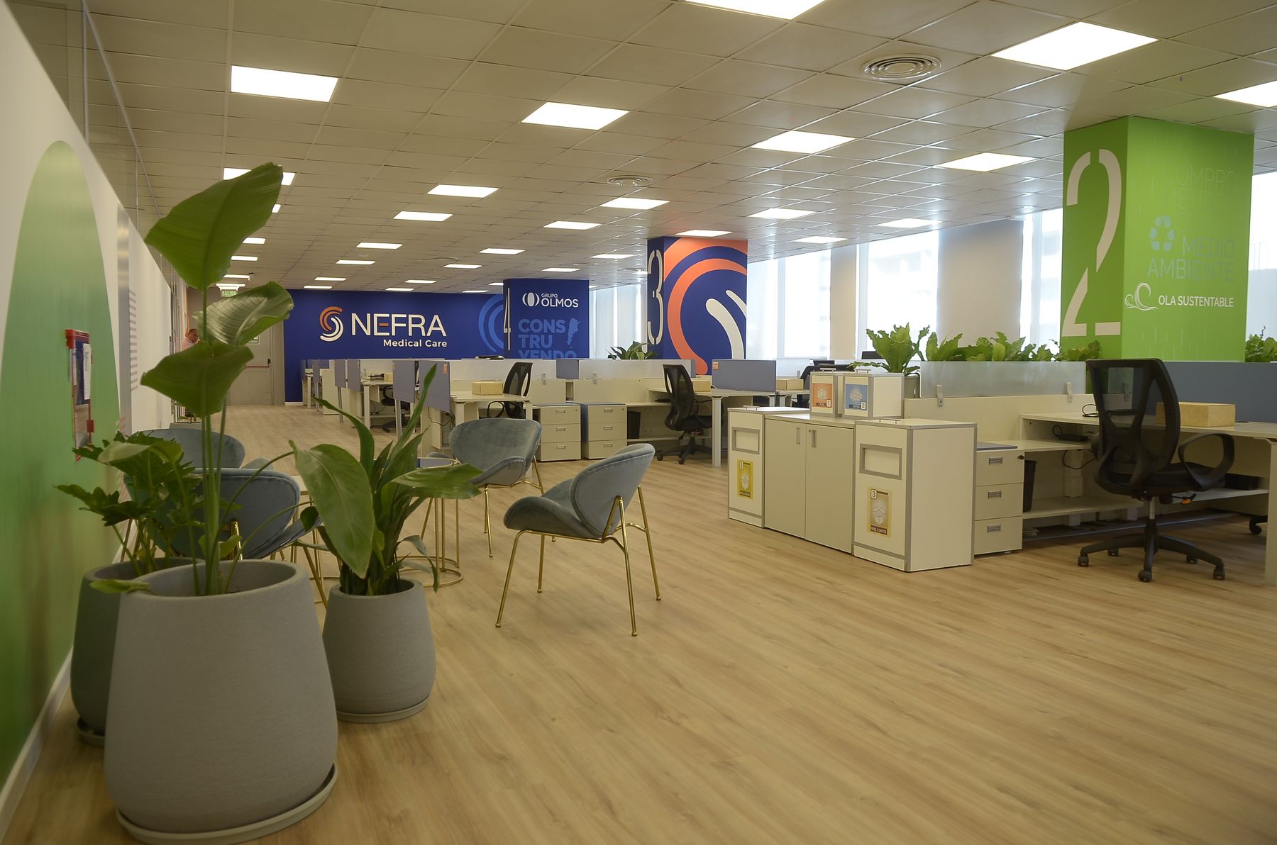 Oficinas NEFRA, oficinas en Sector salud, CABA — foto 2 de 3. Proyecto del Arq. Germán Vázquez