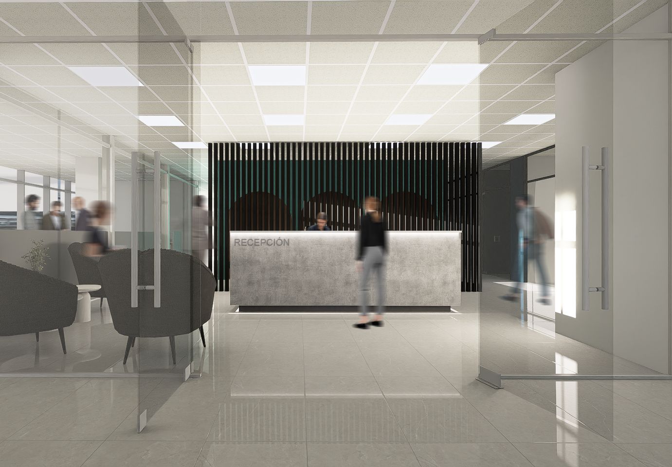 Oficinas Red Basa, oficinas en Sector salud, CABA — foto 3 de 5. Proyecto del Arq. Germán Vázquez