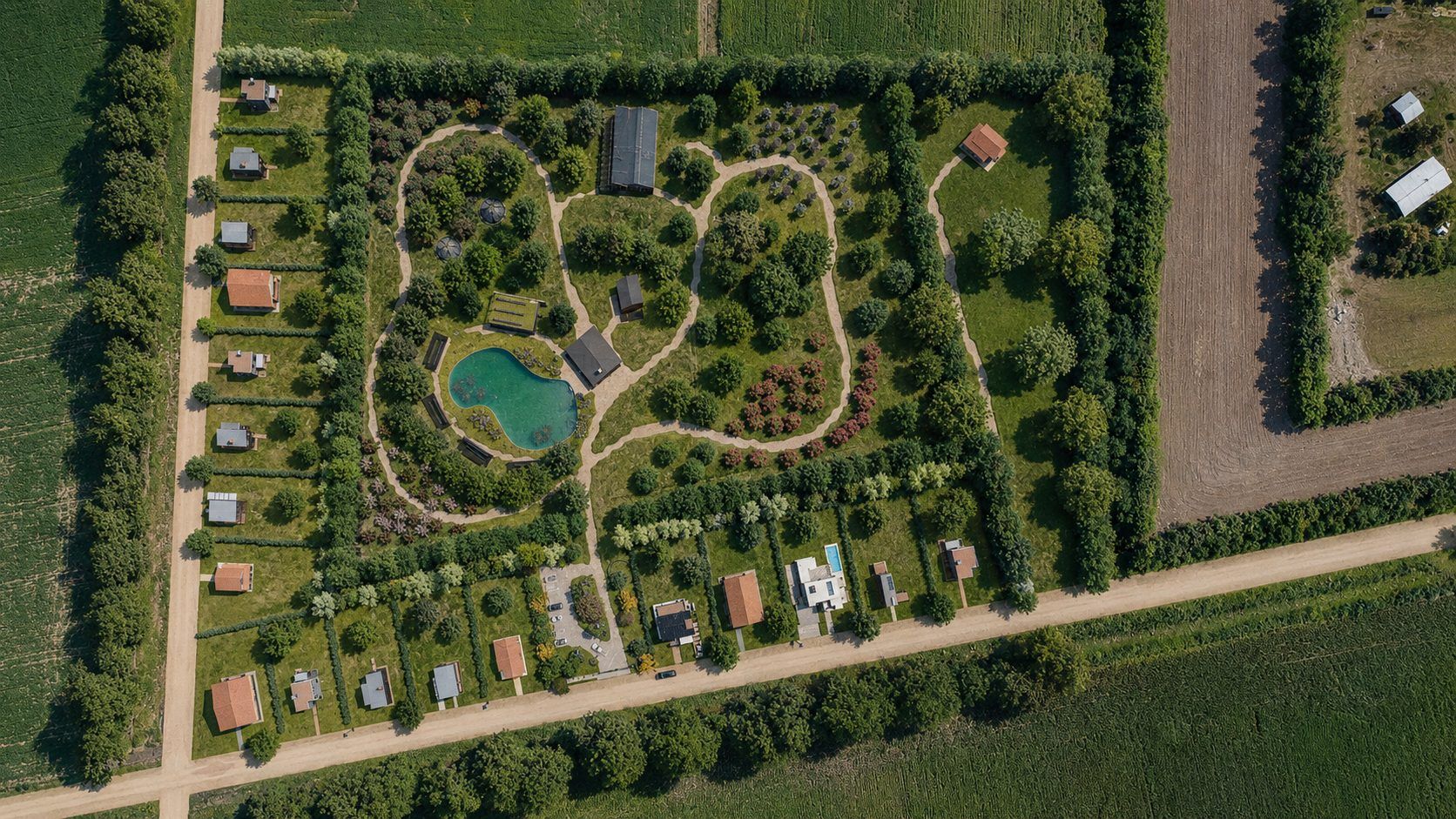 Desarrollo Sustentable El Botánico, Trenque Lauquen. Obra del Arq. Germán Vázquez