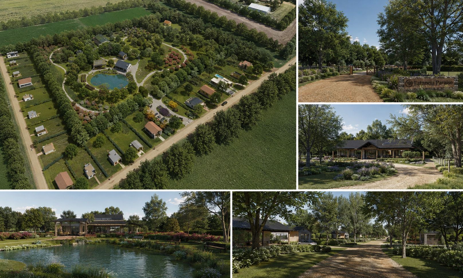Desarrollo Sustentable El Botánico, desarrollo inmobiliario y turístico en Trenque Lauquen, Buenos Aires — foto 3 de 3. Proyecto del Arq. Germán Vázquez